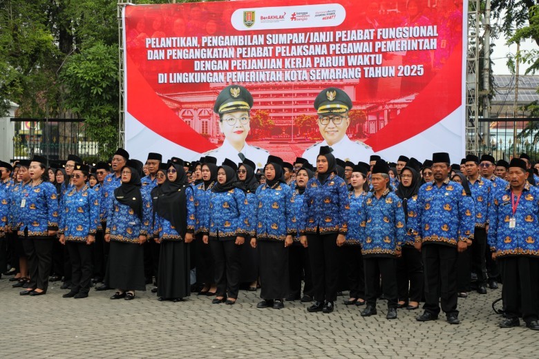 Pemkot Semarang Resmi Angkat 2.354 PPPK Paruh Waktu