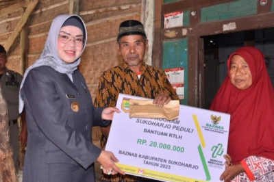 Pemkab Sukoharjo Bersama Baznas Kembali Salurkan Bantuan Rehab RTLH di 4 Kecamatan