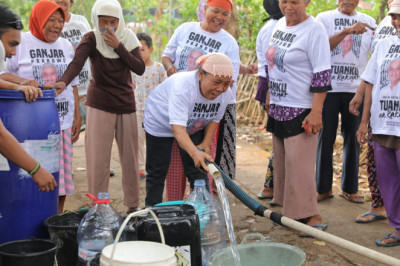 Pena Mas Ganjar Inisiatif Bantu Warga yang Kesulitan Air Bersih di Kabupaten Wonogiri