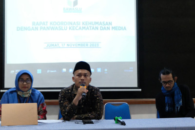 Optimalkan Pengawasan Pemilu 2024, Bawaslu Temanggung Gelar Rakor Kehumasan