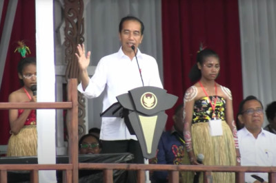 Presiden Jokowi Hadiri Puncak Sail Teluk Cendrawasih 2023