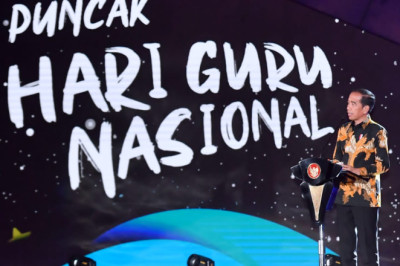 Hadiri Puncak HGN 2023, Presiden Jokowi: Saya Bisa Jadi Presiden karena Guru