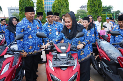 177 Lurah di Kota Semarang Dapat Inventaris Motor Baru Vario 160