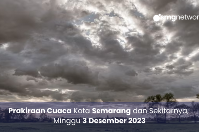 Prakiraan Cuaca Kota Semarang dan Sekitarnya, Minggu 3 Desember 2023