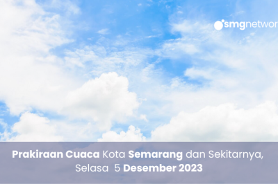 Waspada Hujan, Ini Prakiraan Cuaca Kota Semarang dan Sekitarnya, Selasa 5 Desember 2023
