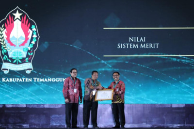 Pemkab Temanggung Diganjar Anugerah Meritokrasi 2023