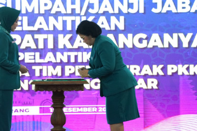 Shinta Lantik Endar sebagai Pj Ketua TP PKK Karanganyar