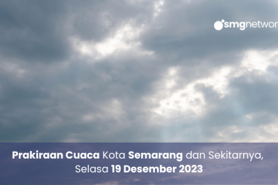 Prakiraan Cuaca Kota Semarang dan Sekitarnya Hari Ini, Selasa 19 Desember 2023