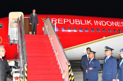 Presiden Jokowi Tiba di Tanah Air Usai Lawatan ke Jepang