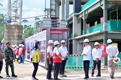 Tinjau Progres Pembangunan Hotel Nusantara, Presiden: Akan Selesai Sebelum Agustus 2024