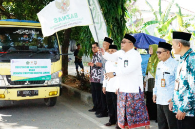 Wabup Rembang Salurkan Ribuan Paket Sembako UPZ Kemenang