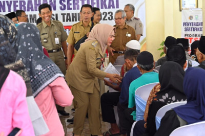 Tanah Warga Desa Karangsari Resmi Disertifikasi, Ini Pesan Bupati Purbalingga
