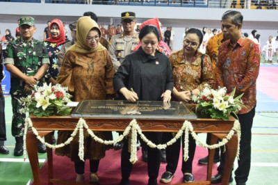 Resmikan GOR Bung Karno di Sukoharjo, Puan Maharani : Jadi Rumah Rakyat