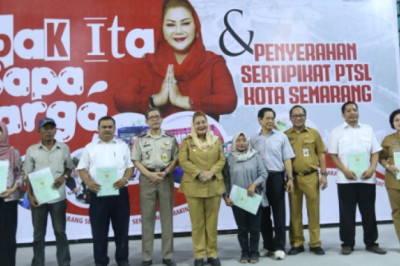 Penyerahan Sertifikat PTSL 2023 di Kota Semarang Ditargetkan Selesai Januari 2024