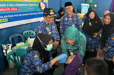 Wonosobo Targetkan 95.430 Anak Terima Imunisasi Polio