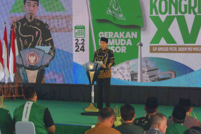 Presiden Jokowi Ajak GP Ansor Turut Sukseskan Pemilu 2024