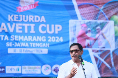 Buka Kejurda Baveti, Pj Gubernur Jateng Harap Dapat Tularkan Semangat bagi Petenis Muda