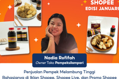 Kombinasi Fitur Promosi Shopee, Pempeksilampari Menjadi Laris dan Banyak Diminati