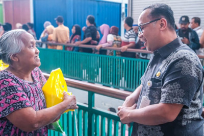 Tekan Harga Beras, Pemkot Magelang dan Bulog Gelar Operasi Pasar