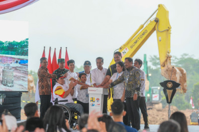Dampingi Presiden “Groundbreaking” Paralympic Training Center, Nana : Penting untuk Pembinaan Atlet