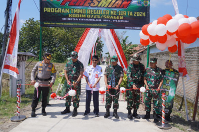 Kegiatan Selesai Tepat Waktu, TMMD Reguler ke-119 Sragen Resmi Ditutup