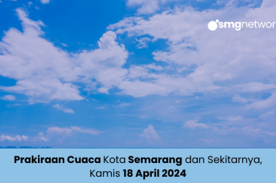 Prakiraan Cuaca Kota Semarang dan Sekitarnya, Kamis 18 April 2024