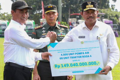 Dibantu 10 Ribu Alsintan, Pj Gubernur Jateng Optimistis Produksi Pangan Meningkat