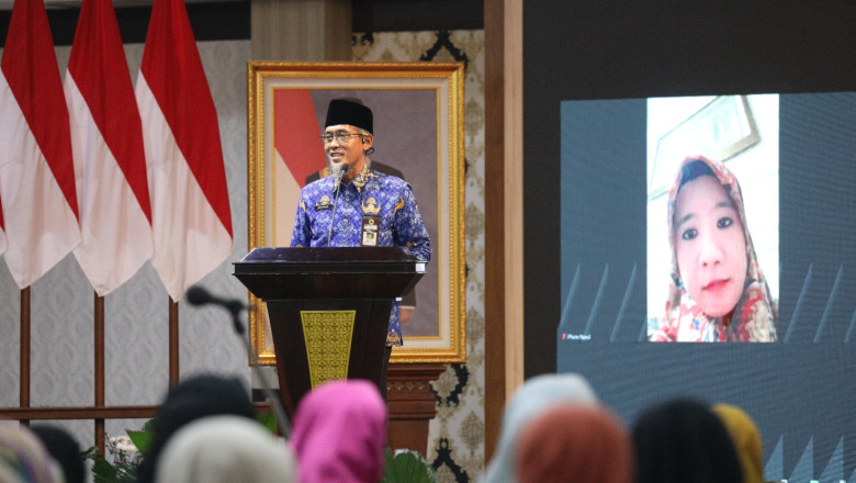 Halalbihalal dan Kartinian DWP Jateng, Sumarno Minta Perempuan Tak Abaikan Perkembangan Digital