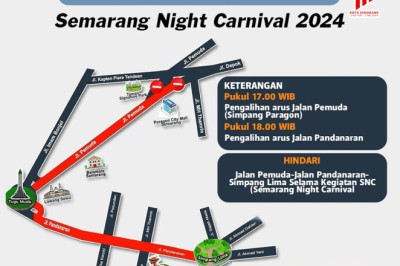 Gelar SNC, Pemkot Semarang Lakukan Pengalihan Arus Lalu Lintas di Jalan Pemuda dan Jalan Pandanaran