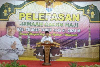 1.315 Calon Jemaah Haji Cilacap Siap Berangkat ke Tanah Suci