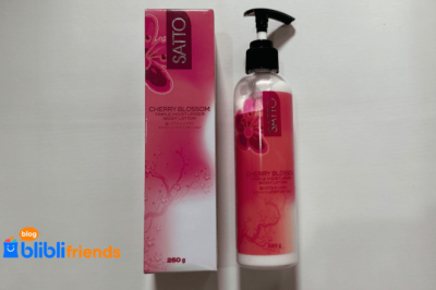 Review Satto Cherry Blossom Triple Moisturizer Body Lotion