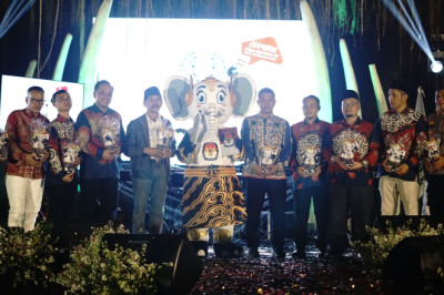 KPU Sragen Luncurkan Maskot dan Jingle Pilkada Serentak 2024