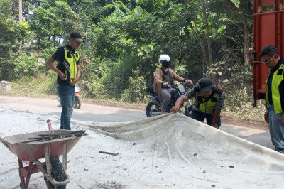 Jalan Lingkar Temanggung Dibeton Sepanjang 1,7 KM