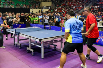 Jateng Pingpong, Duet Pj Gubernur-Yon Mardiono Libas Pasangan Komedian Abdel-Bedu