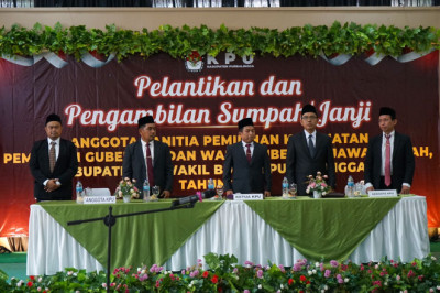 Resmi Dilantik, Panitia Pemilihan Kecamatan Diminta Tancap Gas