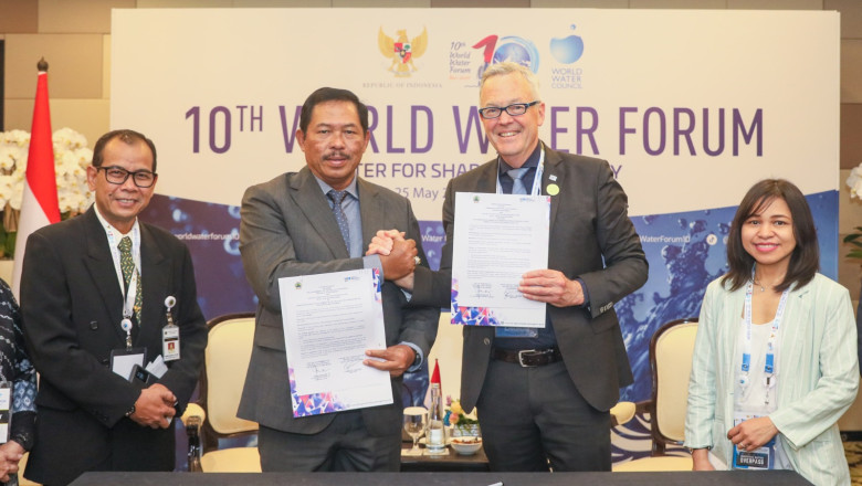 WWF Bali 2024, Pemprov Jateng Teken Kerja Sama dengan UNESCO-IHE Institute for Water Education  