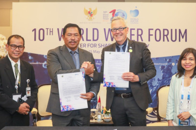 WWF Bali 2024, Pemprov Jateng Teken Kerja Sama dengan UNESCO-IHE Institute for Water Education  