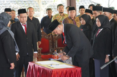 Bawaslu Kendal dan Jepara Lantik Anggota Panwascam