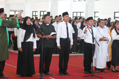 Dilantik, 60 Anggota PPK dan 624 PPS Siap Sukseskan Pilkada Sragen