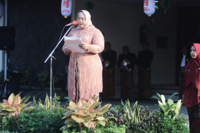 Peringatan Upacara Hari Jadi ke-278 Kabupaten Sragen, Yuni Paparkan Berbagai Pencapaian