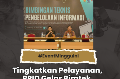 Tingkatkan Pelayanan, PPID Gelar Bimtek Pengelolaan Informasi