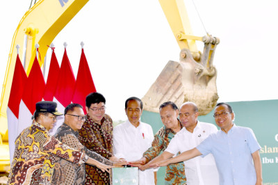 Presiden Jokowi Lakukan Groundbreaking Sekolah Islam Al-Azhar Summarecon Nusantara