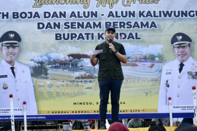 Bupati Kendal Luncurkan Wi-Fi Gratis di RTH Boja dan Kaliwungu