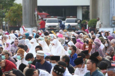 Jangkau Wilayah Pinggiran, Salat Idul Adha Pejabat Pemkot Semarang Dilaksanakan di Rowosari