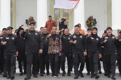 Lepas Kontingen Olimpiade Paris 2024, Presiden: Optimistis dan Bertanding Penuh Semangat