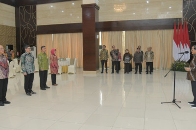 Seskab Pramono Anung Lantik Pejabat Tinggi Madya dan Fungsional Ahli Utama di Sekretariat Kabinet