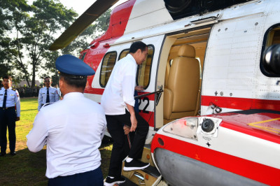 Hari Kedua di Provinsi Lampung, Presiden Jokowi Kunjungi Lampung Barat dan Tanggamus