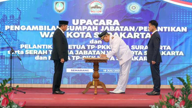 Teguh Prakosa Gantikan Gibran sebagai Wali Kota Surakarta, Ini Pesan Pj Gubernur Jateng