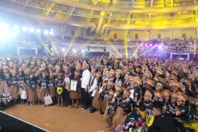 Gemuruh Suara Anak di Istora Papua Bangkit, Warnai HAN 2024