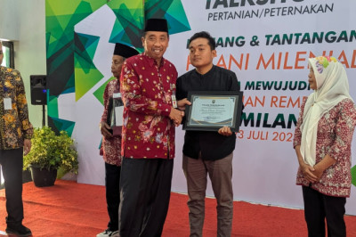 Hadapi Perubahan Iklim, Pemkab Dorong Petani Milenial Manfaatkan Teknologi